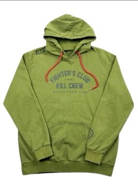 Kill Crew Fighter's Club Hoodie Olive Green Men's Large Pomada Series Mens L